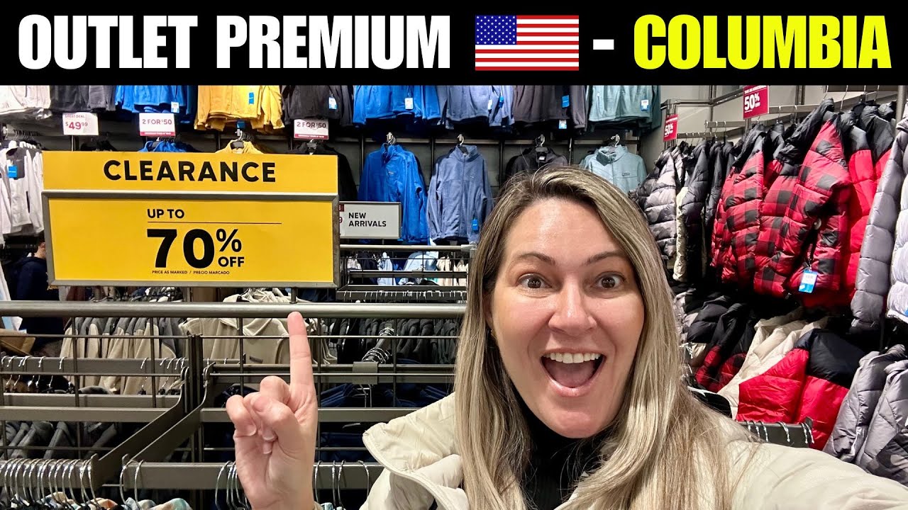 PREÇOS INCRÍVEIS na loja COLUMBIA no OUTLET PREMIUM em ORLANDO! 🛍️