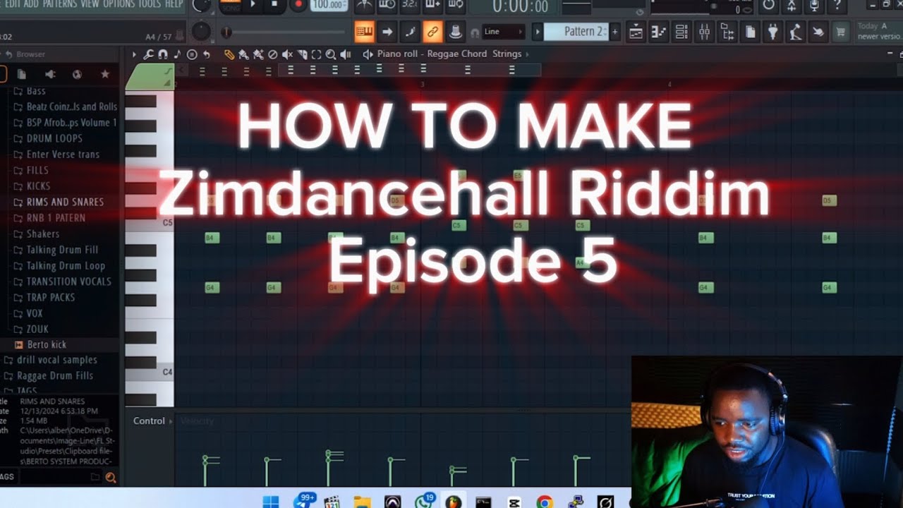 Making Zimdancehall Riddim from scratch Episode 5 