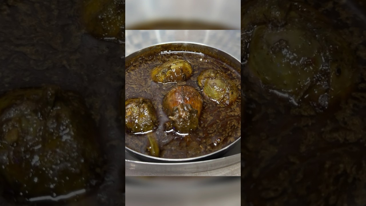 Instant vangyachi bhaji recipe #shorts #shortvideo #shortrecipe #trendingshorts #viralshort #bhaji |