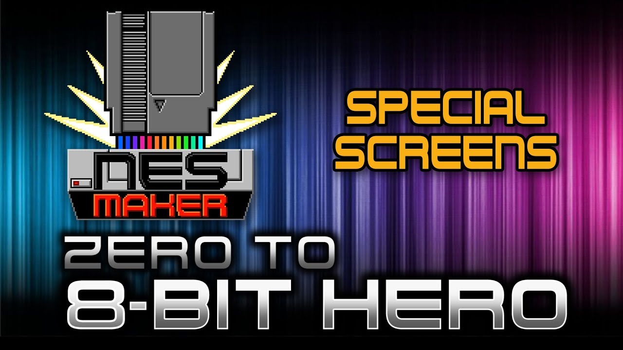 NESmaker - Getting Started, 13: Special Screens