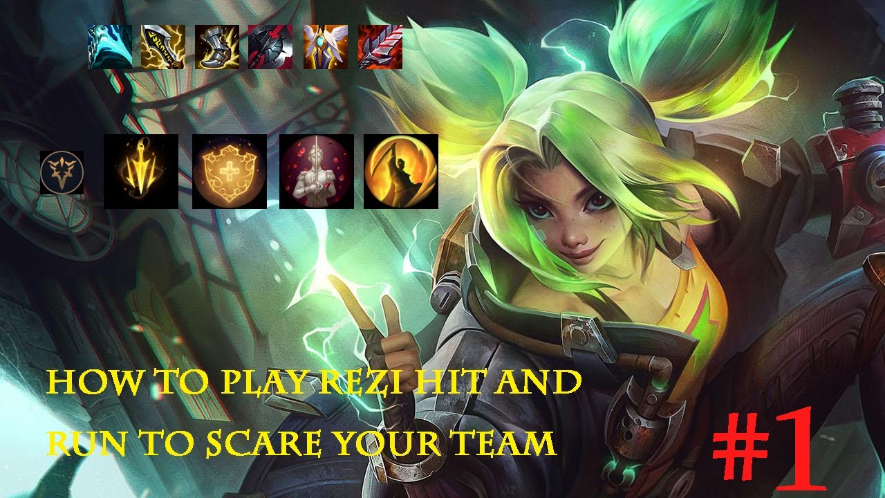 snake jack - LMHT - How to play rezi hit and run to scare your team ep 1