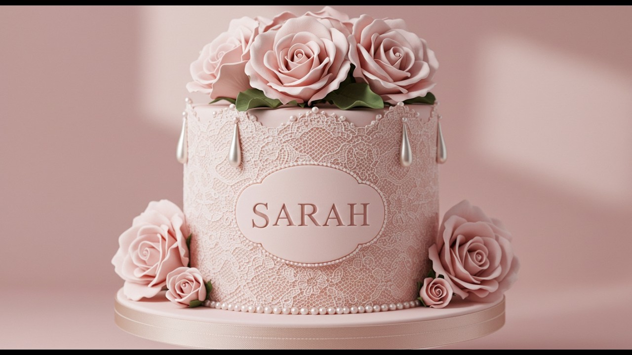 Happy Birthday, Sarah (Original Song) ✨ | DJ-Ready Birthday Track + Top 10 Cake Designs 2025