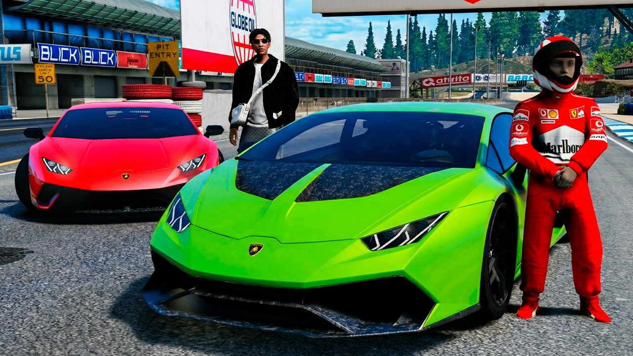 ТРЕНИРОВКА F1 НА ЛАМБОРГИНИ С БРАТОМ САВЕЛИЕМ - ОТЕЦ И СЫН В GTA 5 ⚡ГАРВИН