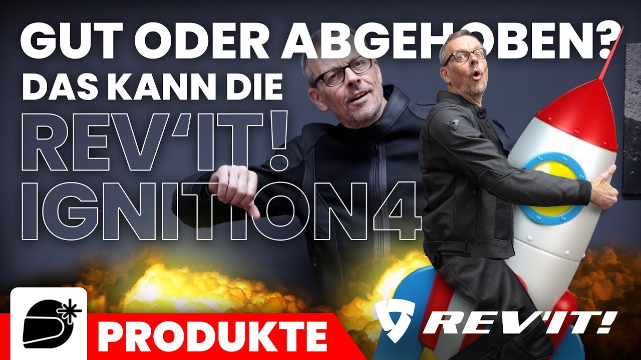 REV’IT! Ignition 4 H2O - die Leder-Mesh-Kombination, jetzt auch wasserdicht