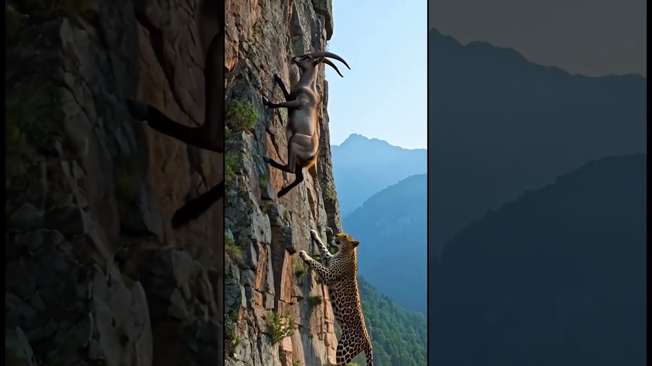 How Ibex Survive on Near-Vertical Mountain Walls #wildlife #animals #nature #facts