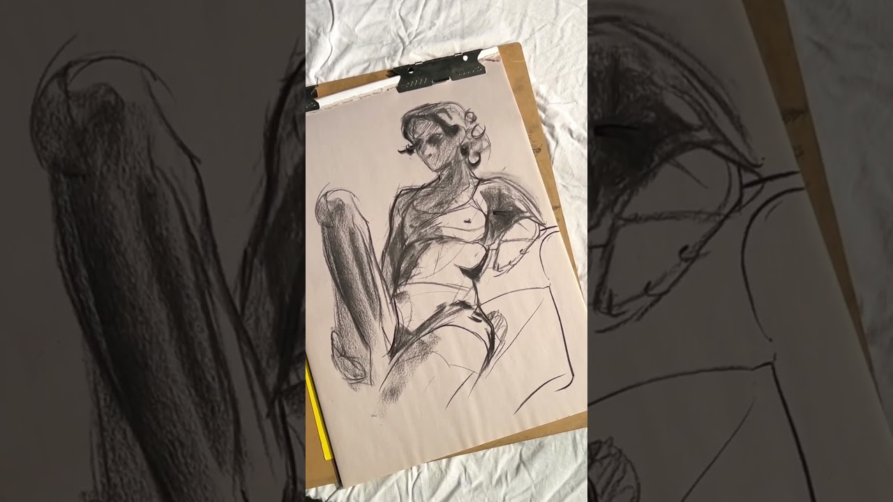 Professional Figure Modeling #short #lifemodel  #figuremodel  #artmodel  #posereference