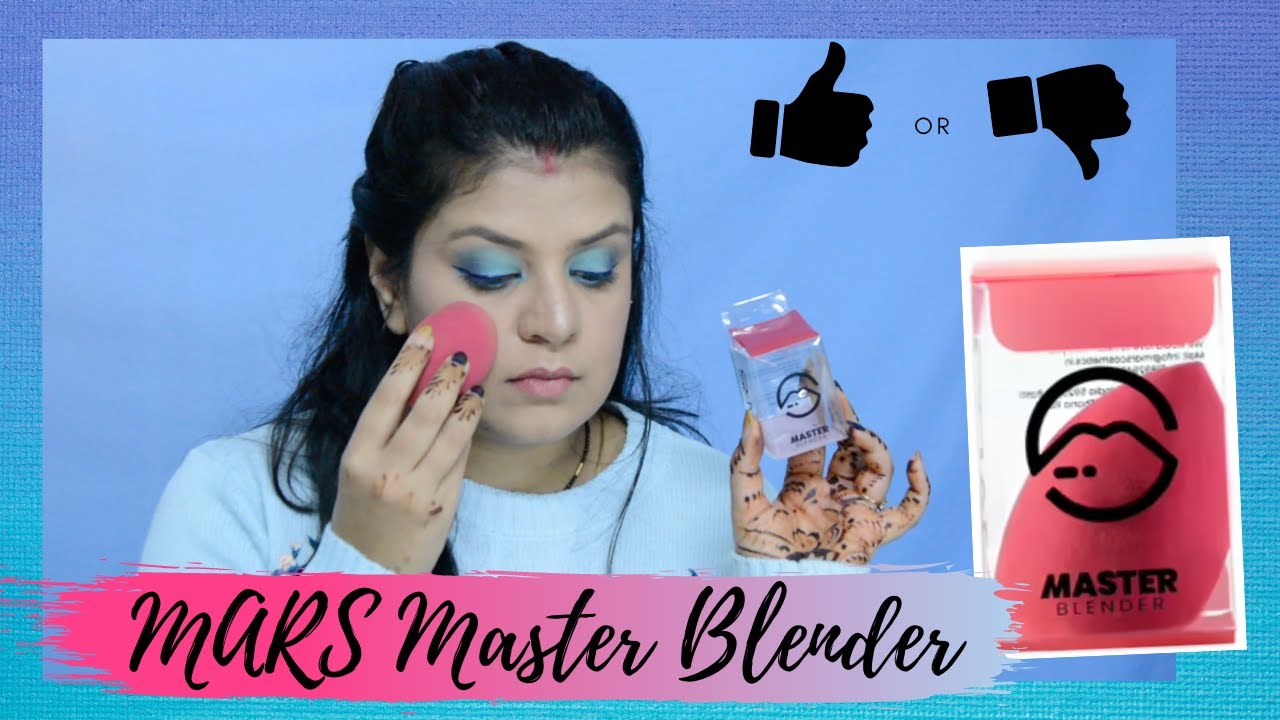 MARS Master Blender | Beauty Sponge by MARS Cosmetics Review | crazyaboutcolors