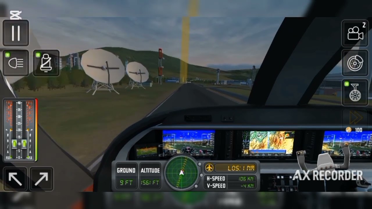 Perfect Cockpit Landing ✈️ | Flight Sim 2018 Pilot View