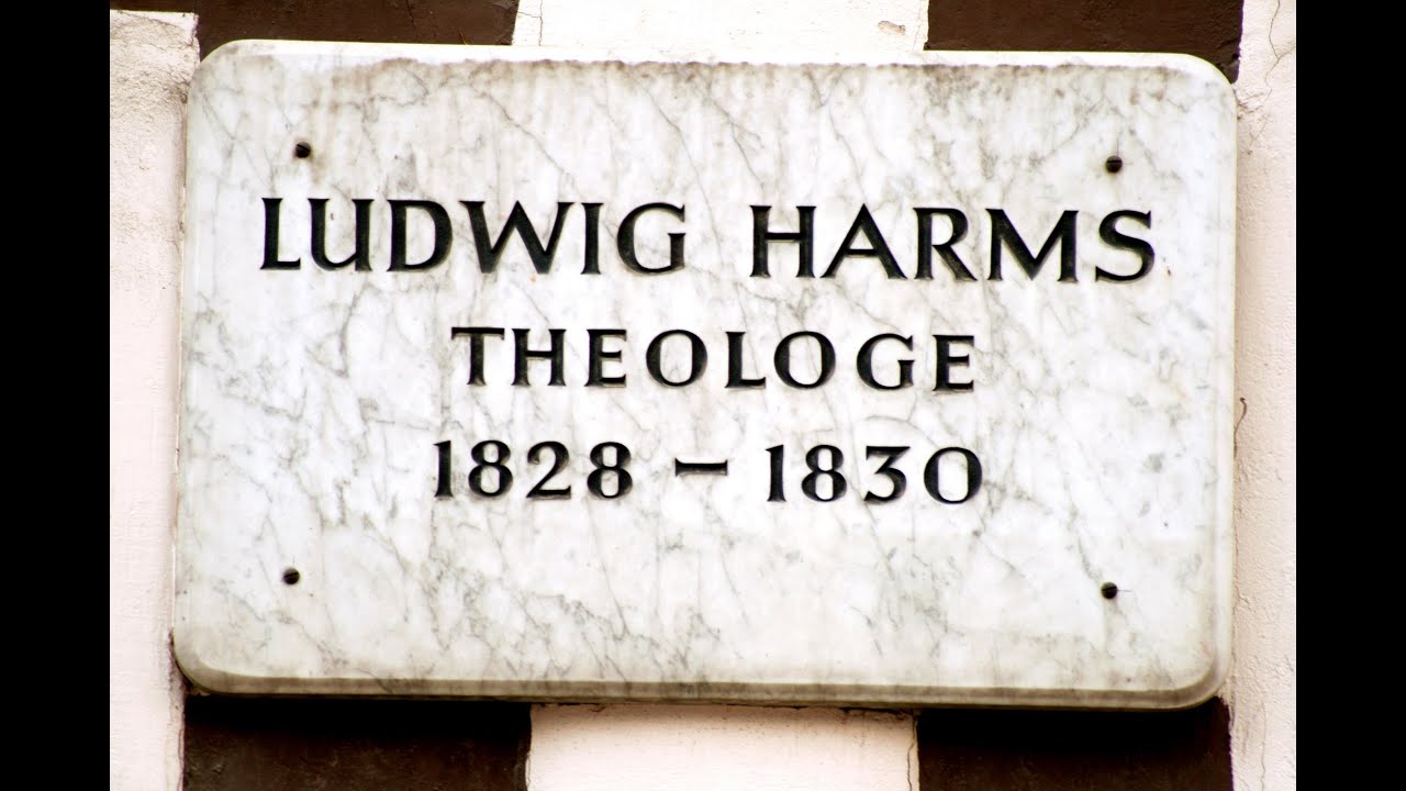 🔴 Ludwig Harms &bull; Theologe &bull; 1828 - 1830 &bull; Kurze Geismarstra&szlig;e 25 - G&ouml;ttinger Gedenktafel ...