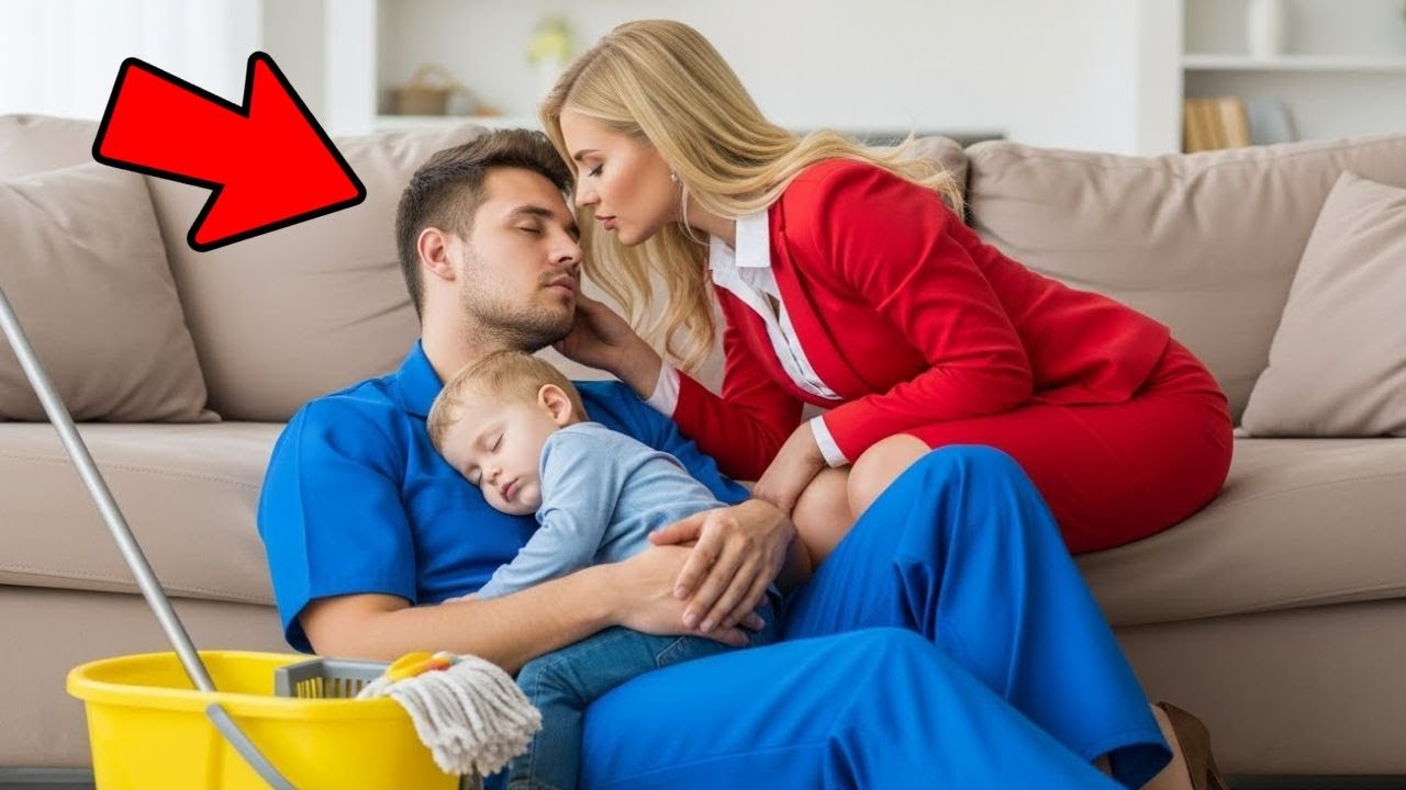 Samotny Woźny spał na podłodze z Przygnębiony syn milionerki-CEO – To, co ona potem zrobiła…