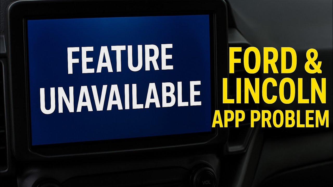 FordPass 'Feature Unavailable' Fix | Why Your App Isn&rsquo;t Working (SSM 51838 Explained)