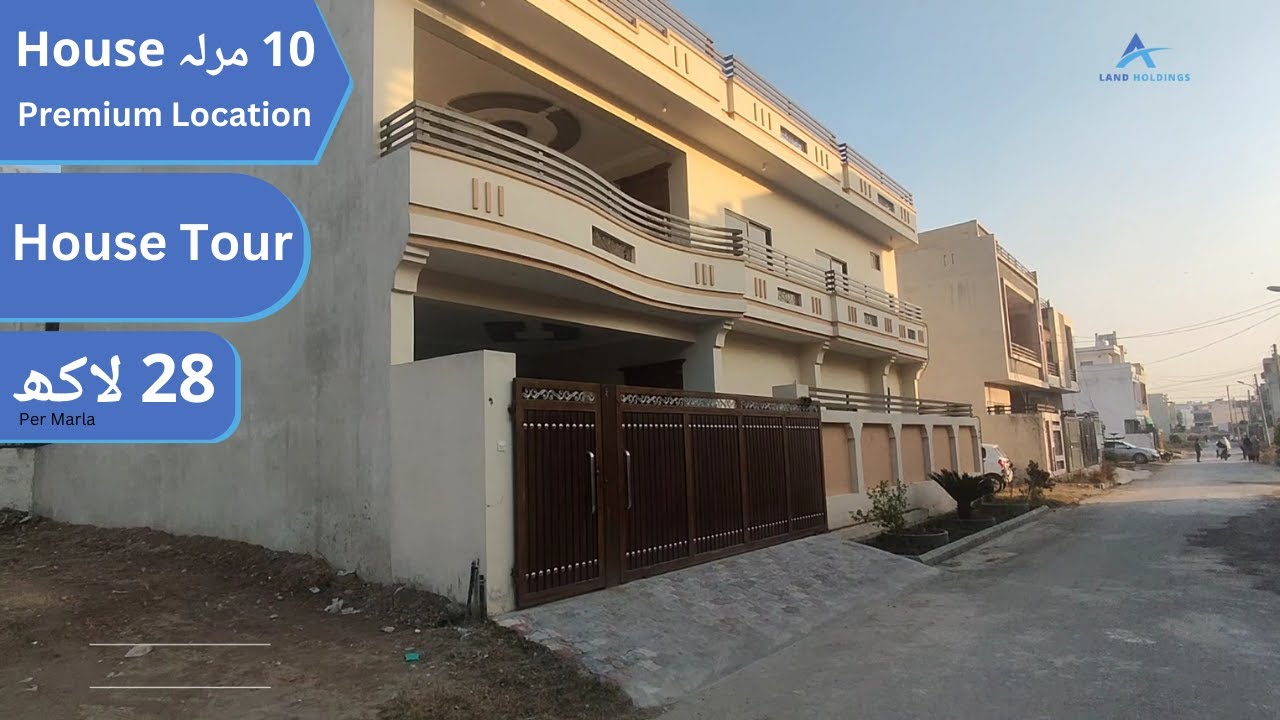 10 Marla Brand New House For Sale In New City Phase 2 Wah Cantt