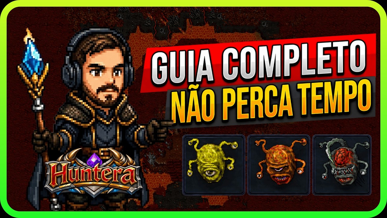 HUNTERA Tibia Idle: Dicas para Evoluir R&aacute;pido sem Perder Tempo!
