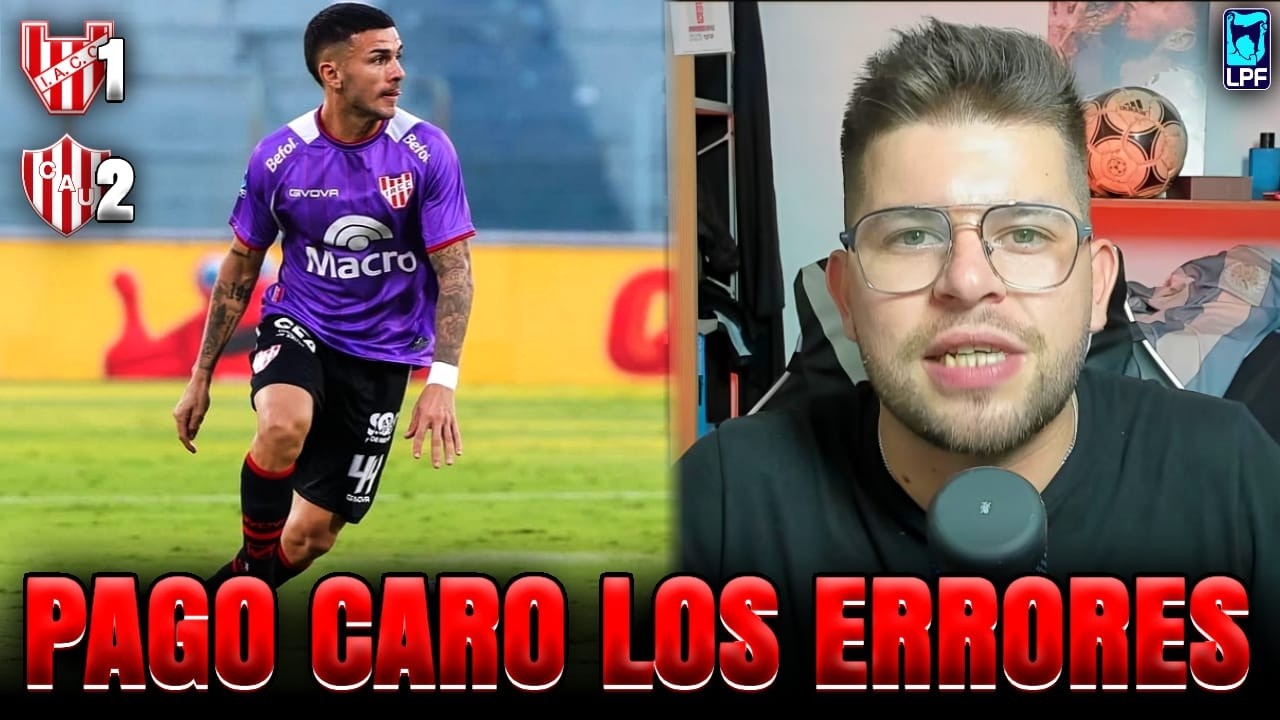 La columna VERETENRAL FLOJA - Instituto 1 - 2 Unión - El resumen del partido - Joa Valenzuela