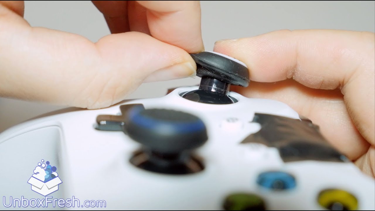 How to get Thumb Grips Thumbstick Noctilucent for PS3, PS4, 360, Xbox One Controller installed