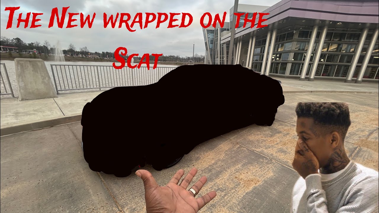 My new wrapp on my Dodge Scat Pack 