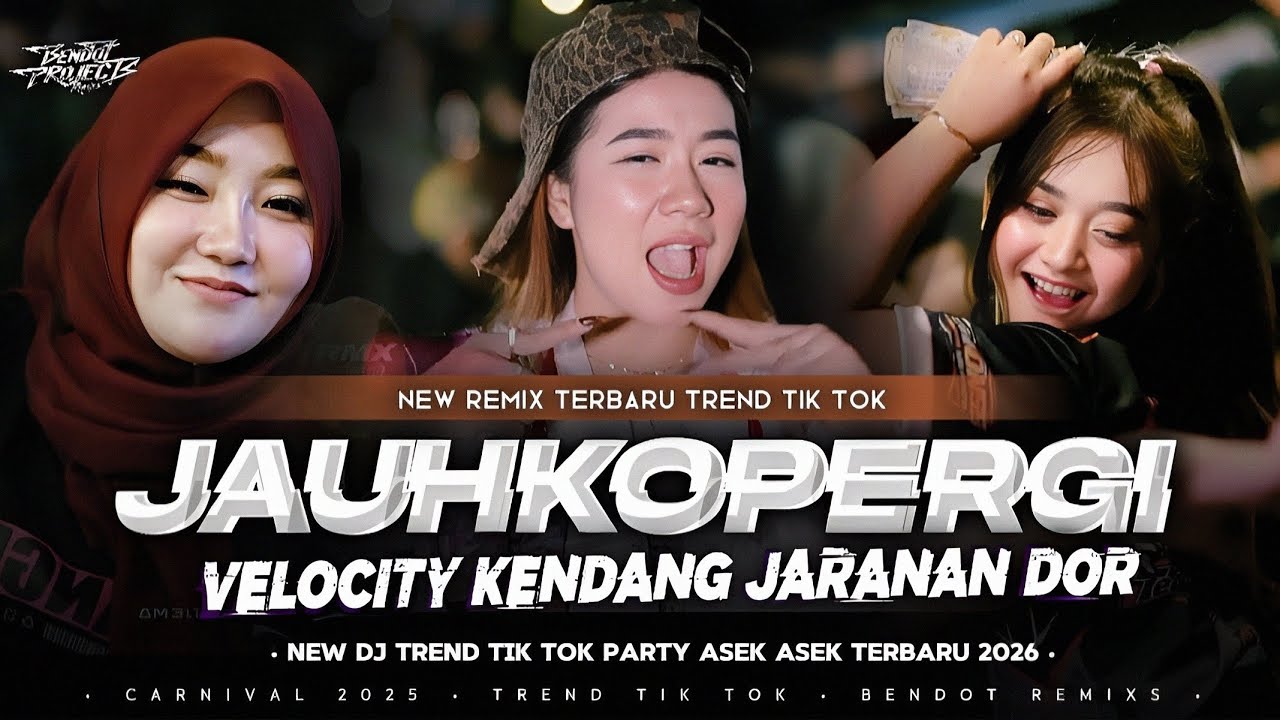 DJ PARTY JAUH KO PERGI VELOCITY KENDANG JARANAN DORR ASEK ASEK TERBARU 2026‼️