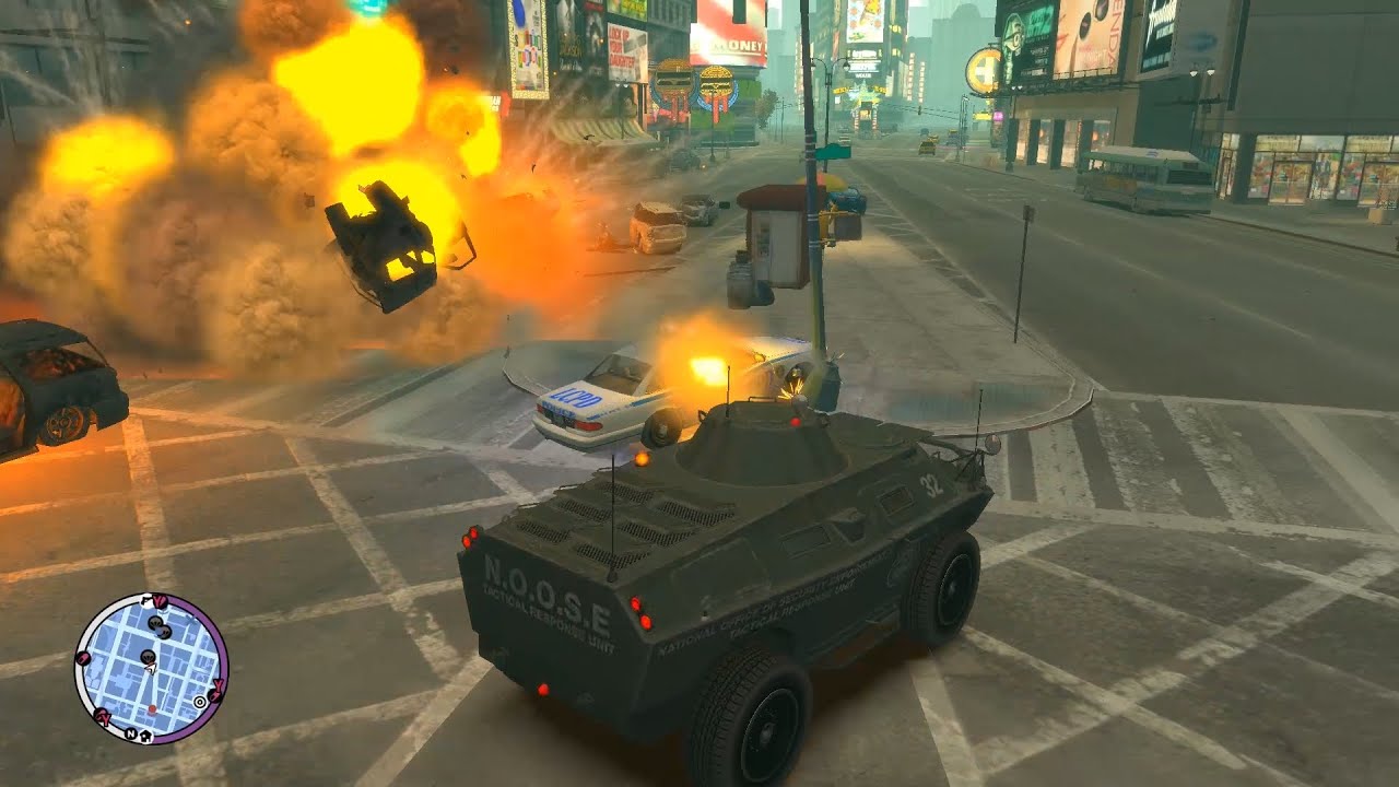 GTA 4 TBOGT: Epic APC Tank Rampage & 6-Star Police Chase Escape with Luis! 🚨🔥 - # 2