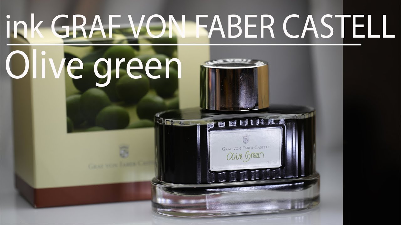 inchiostro Graf Von Faber Castell olive green recensione