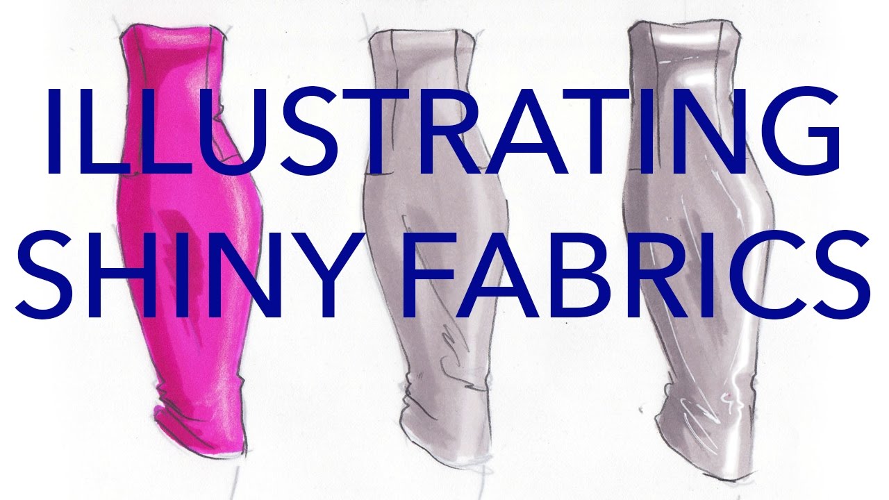Fashion Illustration Tutorial: Shiny Fabrics