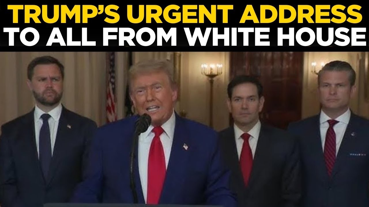 Trump LIVE: US President Donald Trump Urgent Address To The World From White House | Russia | China