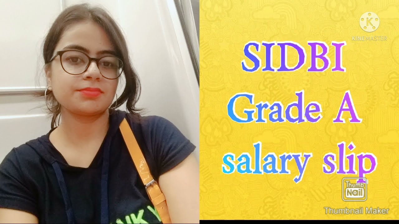 Salary Slip of SIDBI Grade A