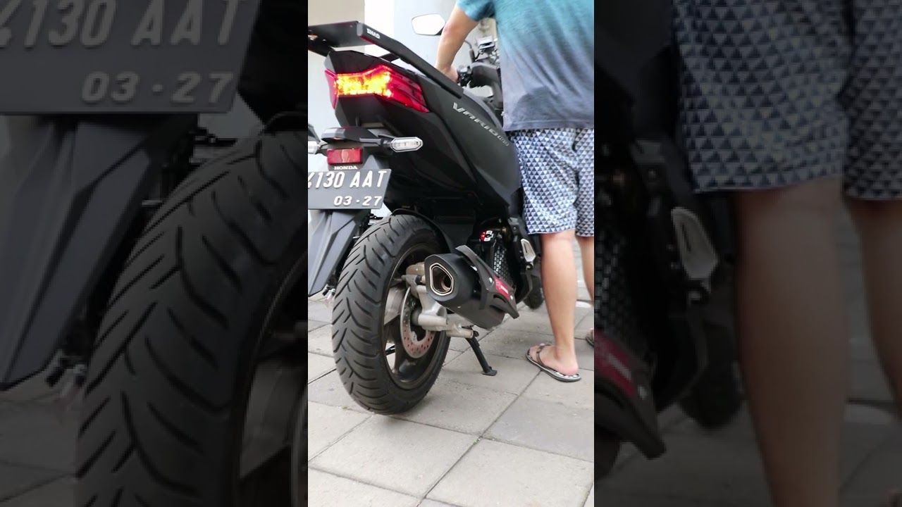 Honda Vario 160 ABS Modif Semi Touring (+Test Sound R9 Misano)