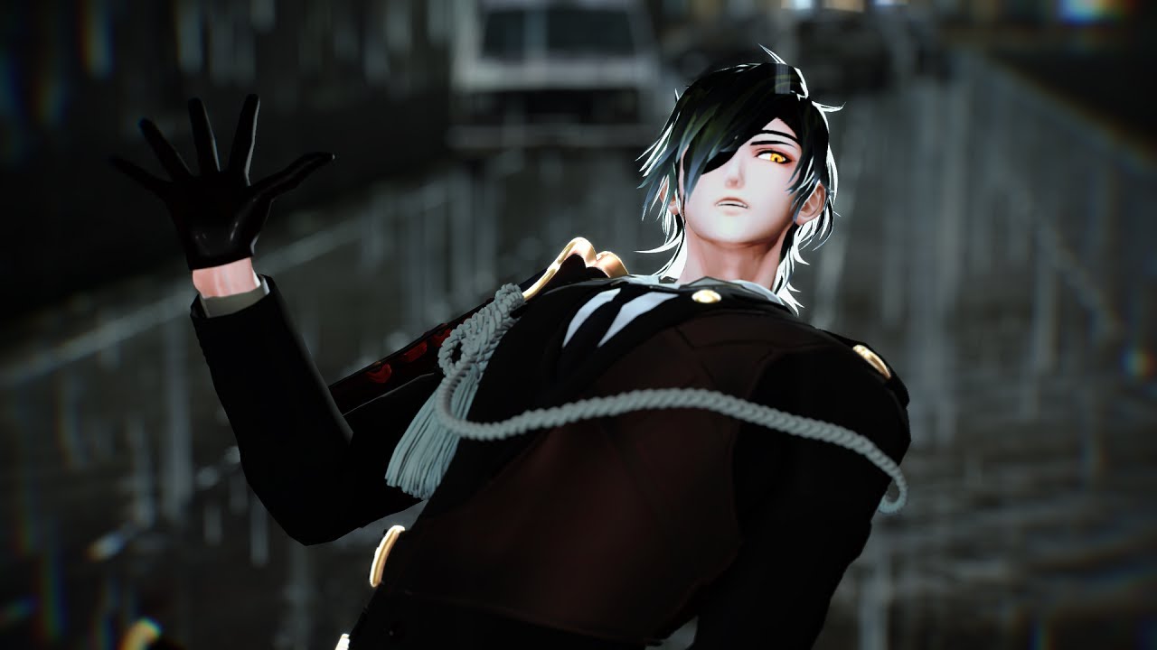 【MMD刀剣乱舞】サイバーサンダーサイダー／EZFG｜雨降りでも燭台切さんは決して濡れたりしない