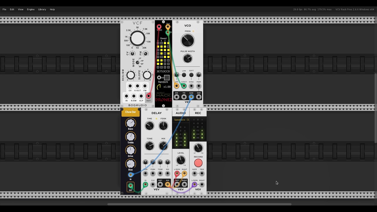 Minimalist Drone Patch | VCV Rack