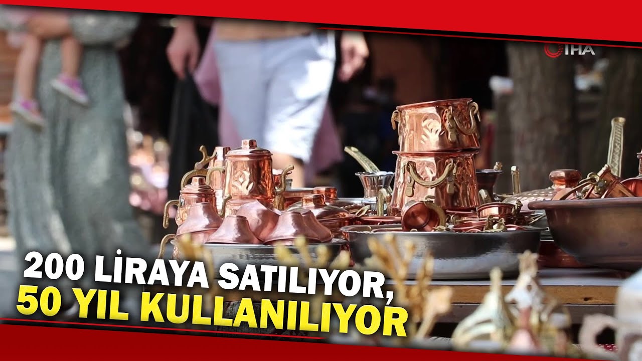 200 Liraya Satılan Bakır Kaplar, 50 Yıl Kullanılıyor