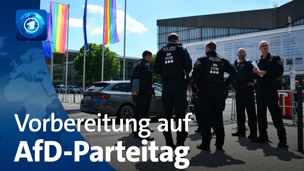 Essen bereitet sich auf AfD-Parteitag und Demos vor