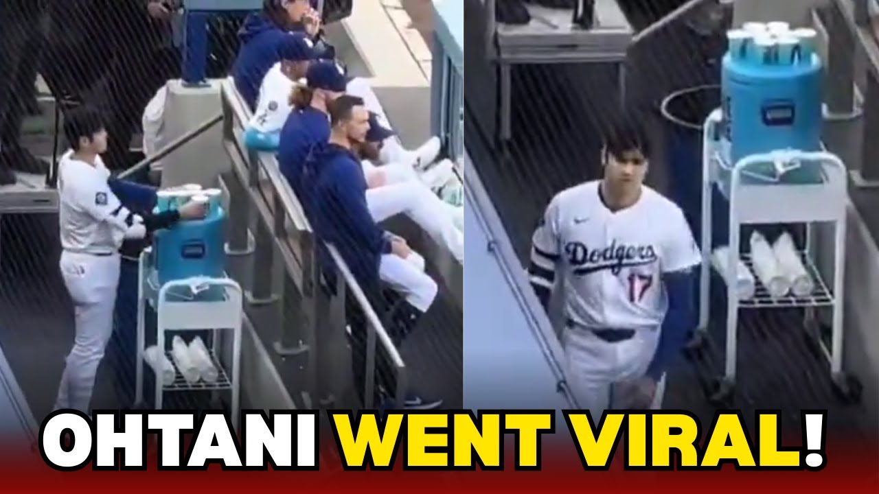 Shohei Ohtani&rsquo;s Selfless Act in Dodgers Dugout Wins Hearts | MLB Viral Moment
