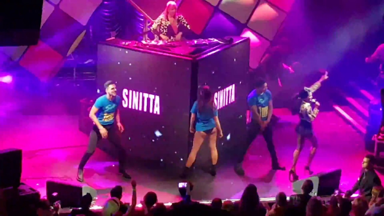 Sinitta's performance of 'Toy Boy' performed at London's Koko Night Club