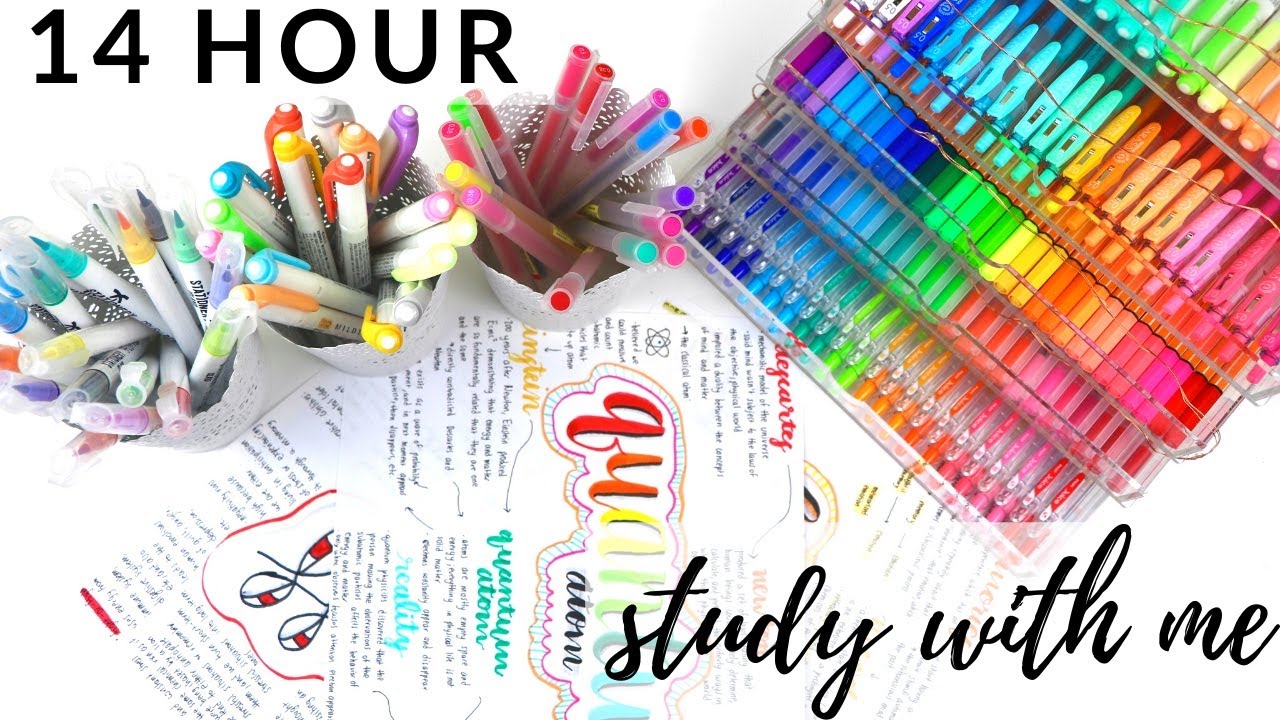 14 hour study day (study motivation) | study with me