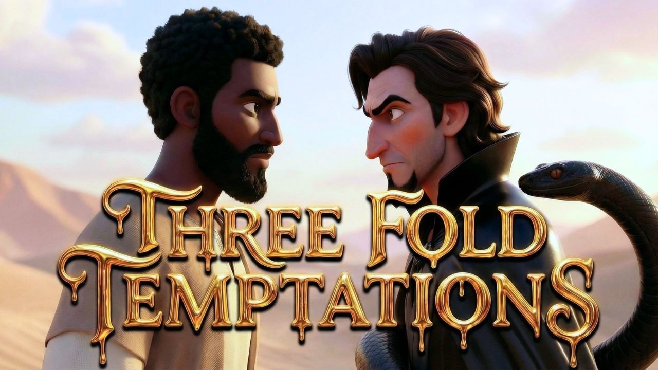 “The WILDERNESS: The Three Temptations”- Animated Bible Movie