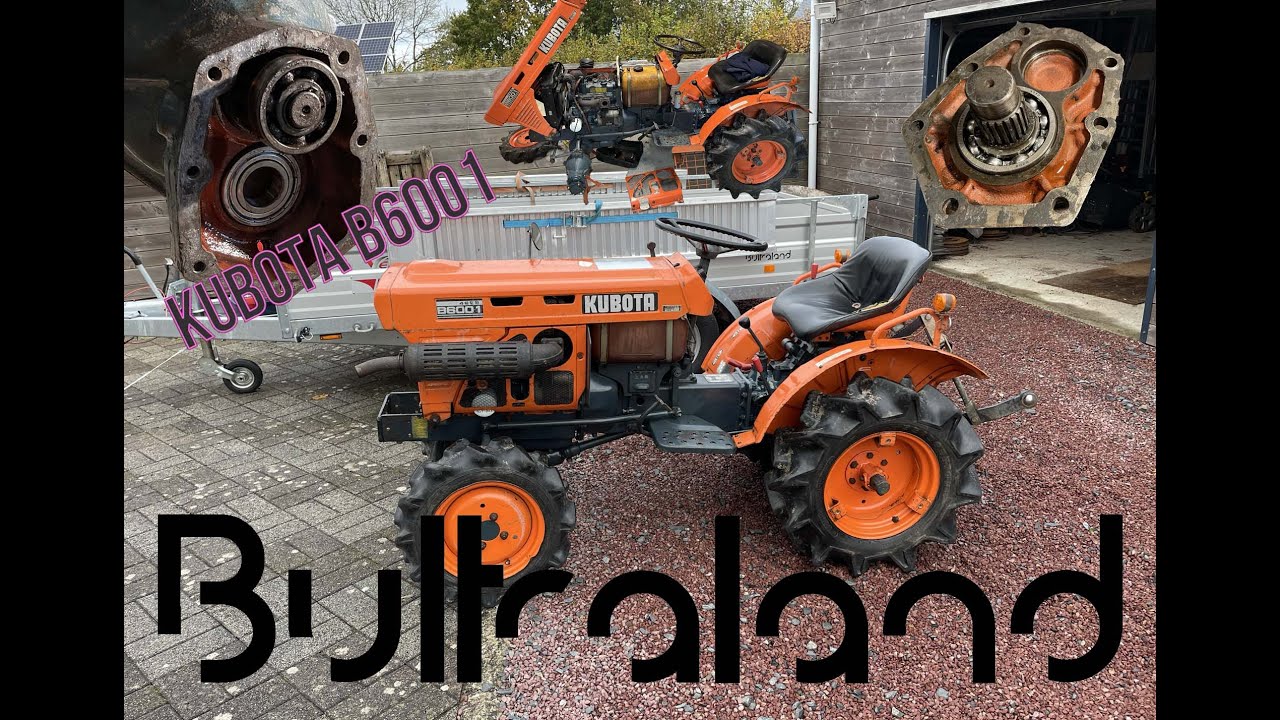 Kubota B6001 entretien et réparations pont avant