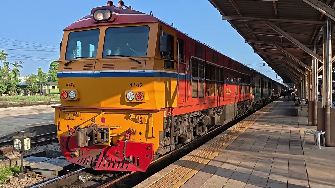 ถ่ายรถไฟที่สถานีสุราษฎร์ธานี วันที่ 9 มีนาคม 2569