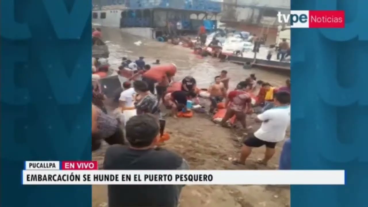 Pucallpa: embarcación se hunde en río Ucayali