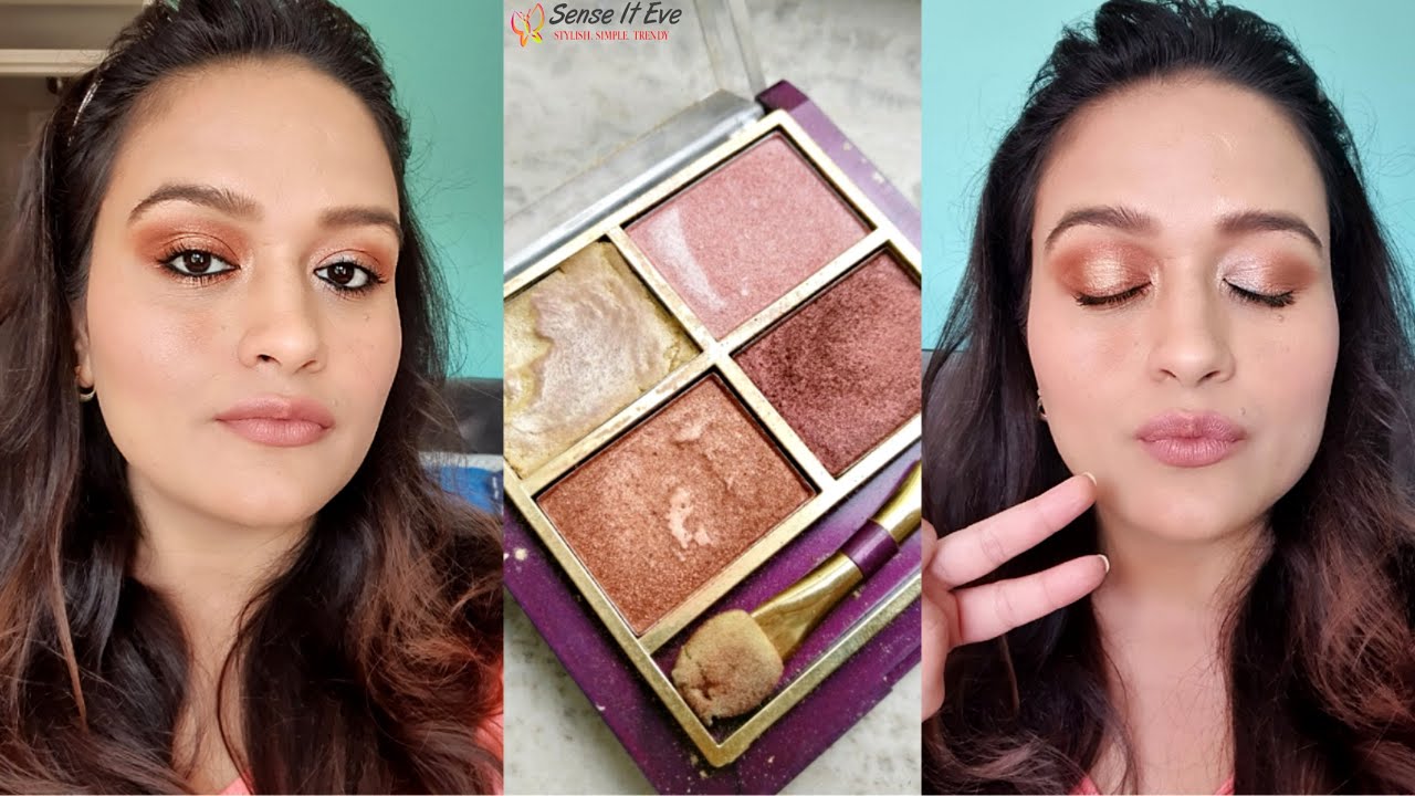 Lakme Eyeshadow Quad Desert Rose | Review, Swatches & 2 Makeup Looks