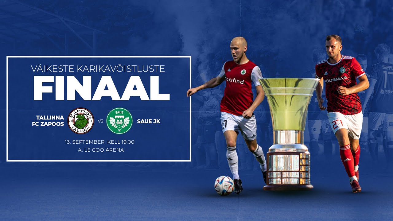 TALLINNA FC ZAPOOS - SAUE JK, VÄIKESED KARIKAVÕISTLUSED Finaal