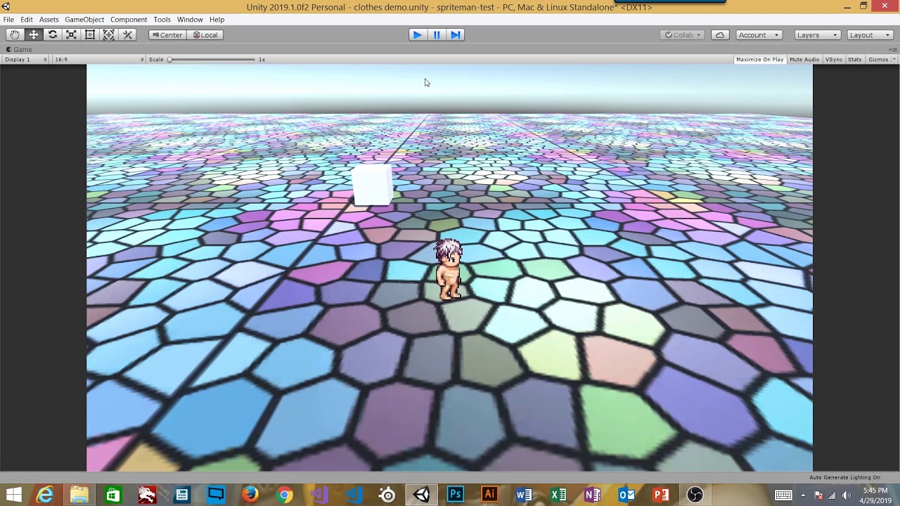 16 - Rigging Customizable Characters - Rigging Clothes using SpriteMan 3D Tools