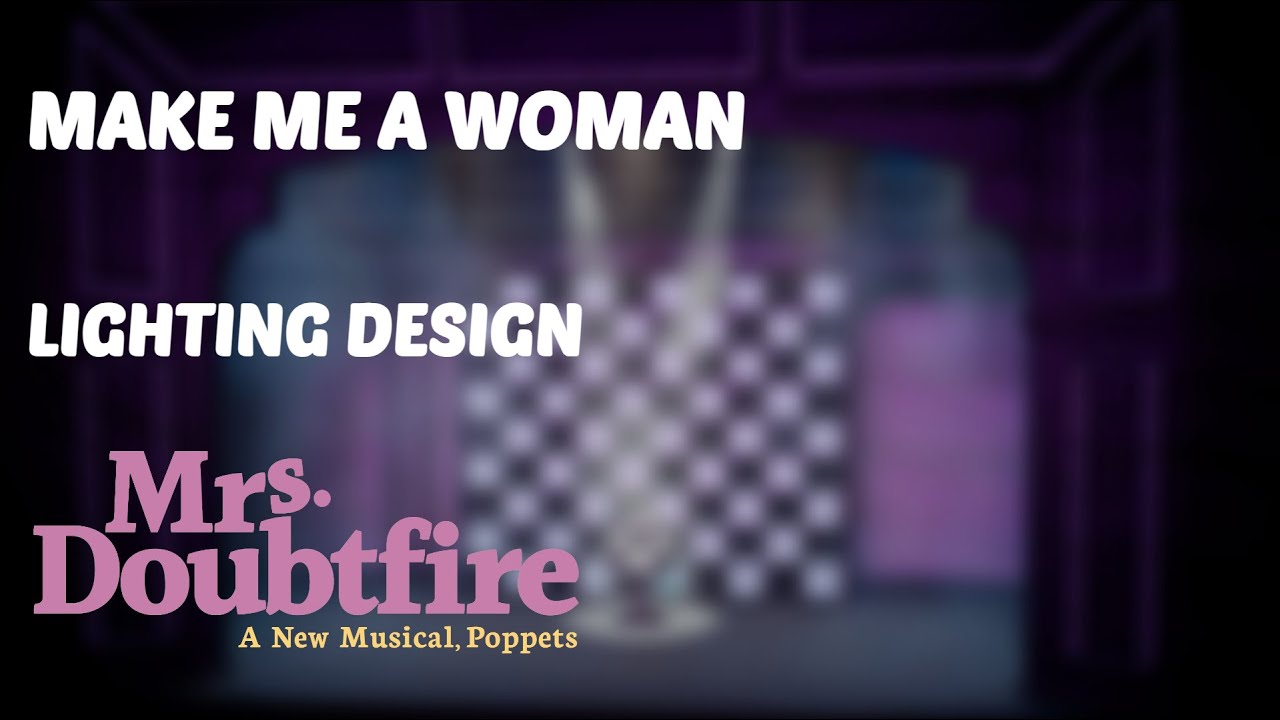 Mrs.Doubtfire The Musical lighting design