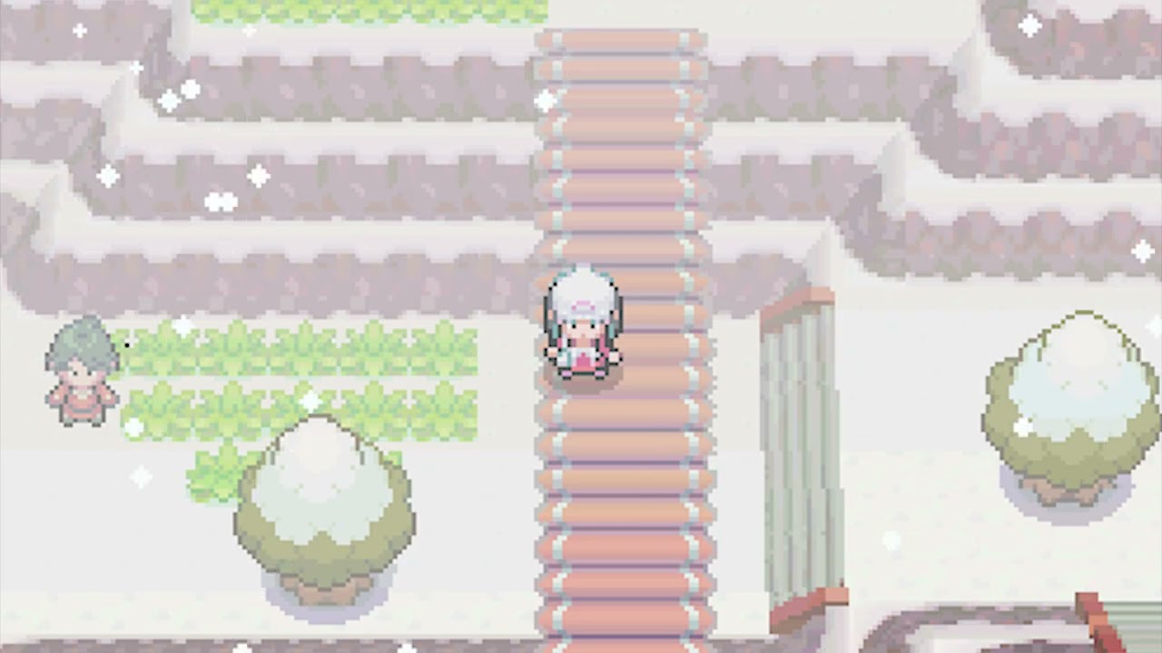 Pokemon winter music playing outside the room .