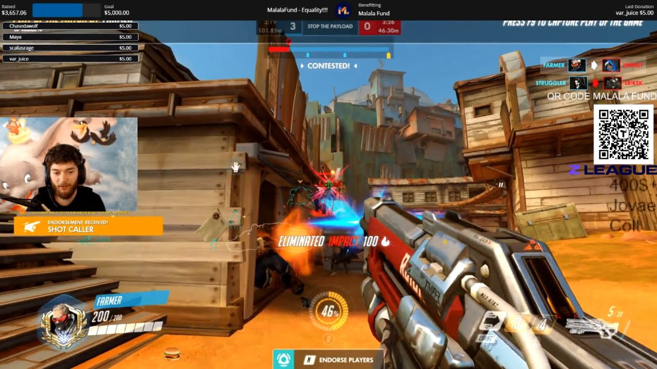 Overwatch Rank 1 DPS Dafran Destroys Whole Enemy Team As Soldier 76 -POTG-