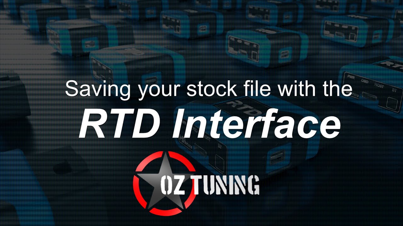 HP Tuners RTD Interface - Installing RTD Flasher & saving your stock file for Oz Tuning.
