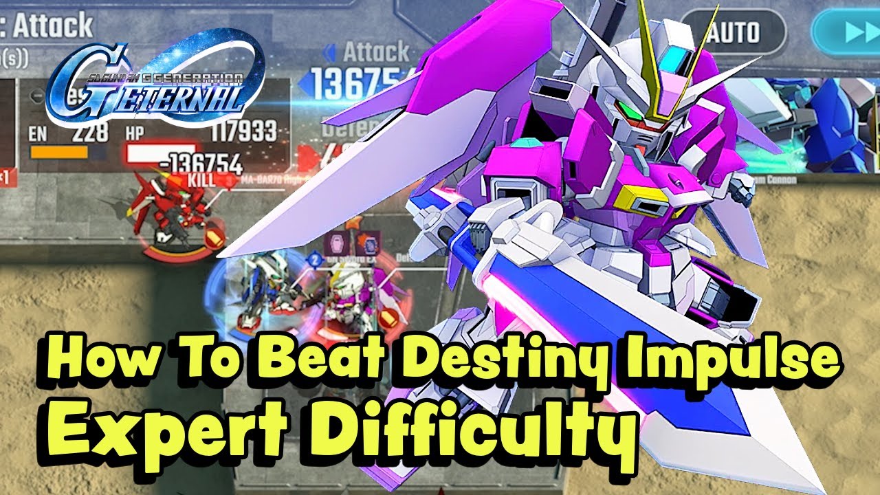 How To Beat Destiny Impulse Expert Difficulty (SD G Generation Eternal)