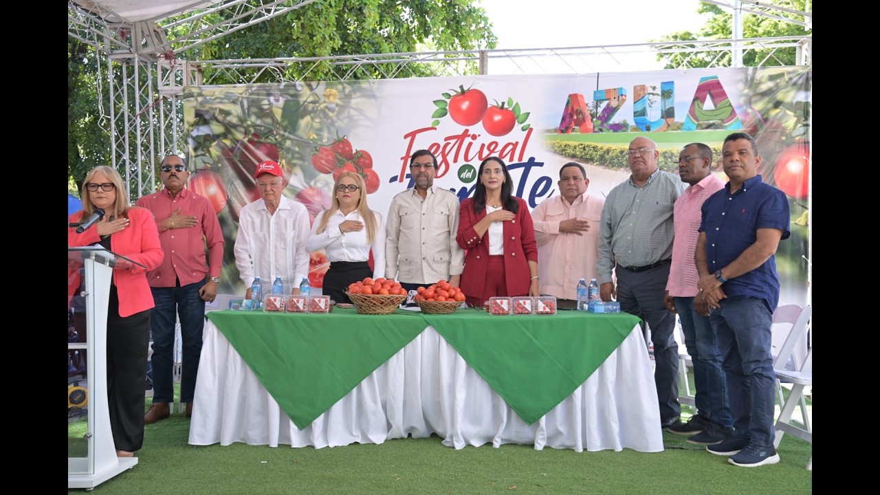 El Tomate está de Fiesta! Inicia con éxito Cuarta Versión del Festival del Tomate Azua 2026