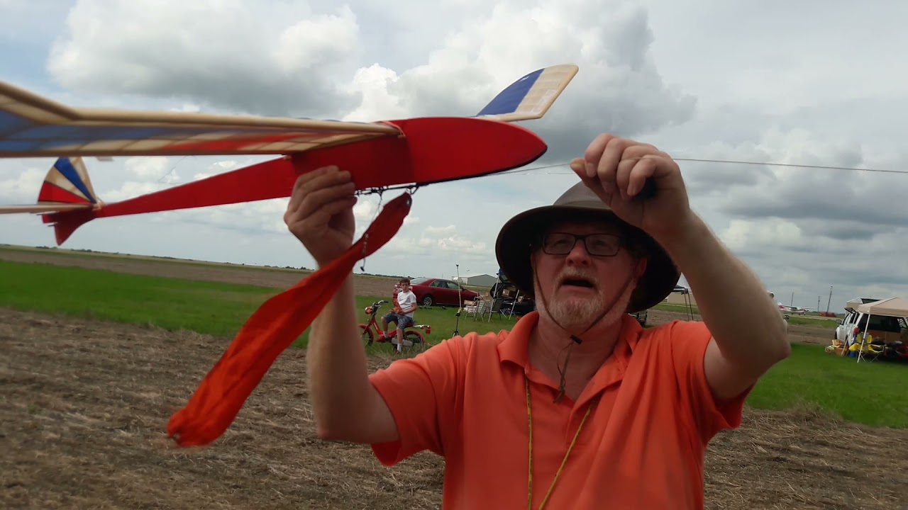 Flight of Mike Basta's Jader 60 Tow Line Glider 8-6-2019