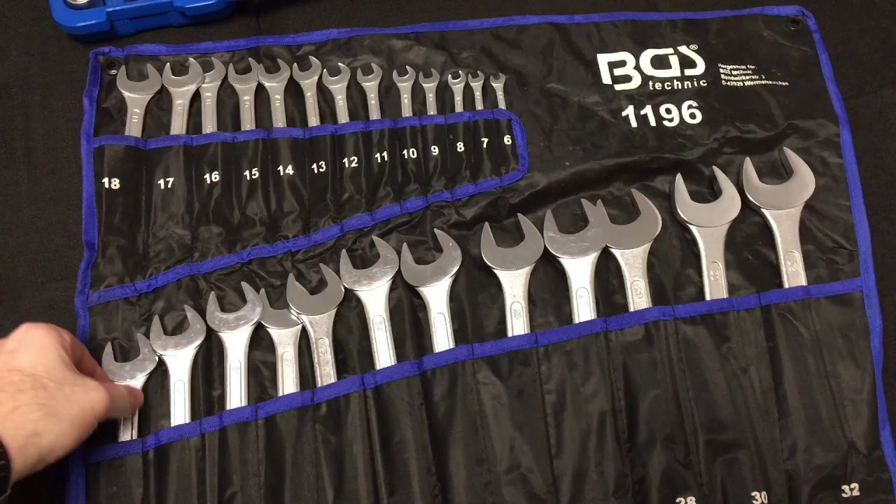 BGS Technic Werkzeug verschiedene Kästen und Schlüssel, Steckschlüsselsatz