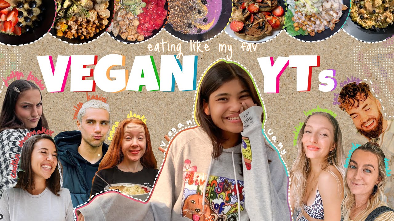 i ate like my fav vegan youtubers *part 1* | Amanda Ducks, Jaclyn Forbes and more